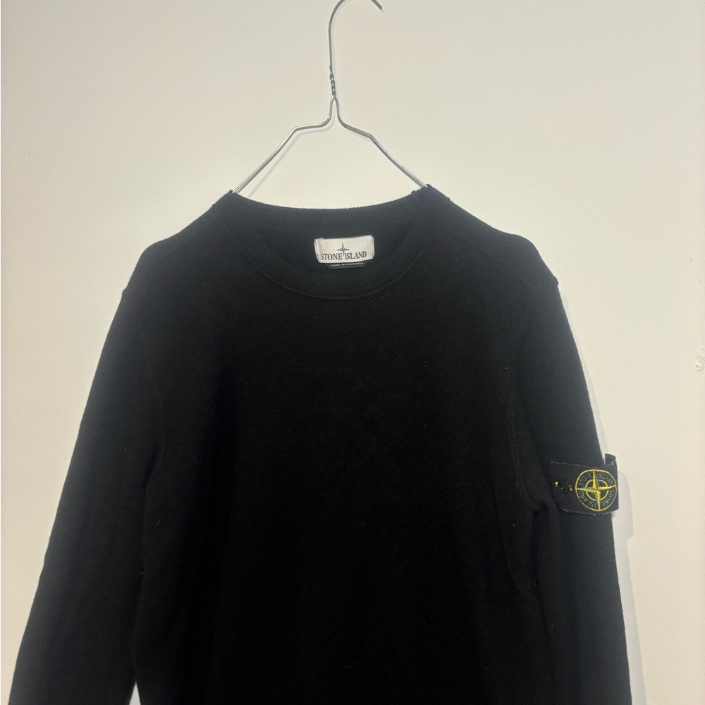 Stone Island Charcoal Knit Sweater